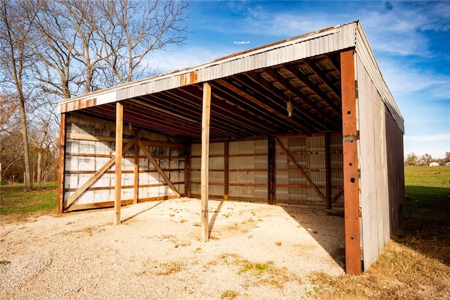 view of outbuilding