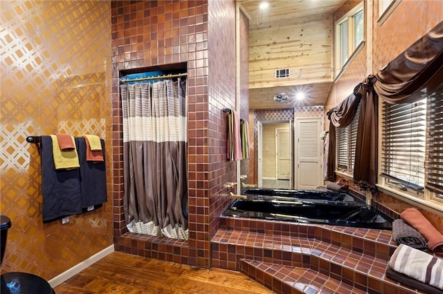 bathroom featuring a wealth of natural light