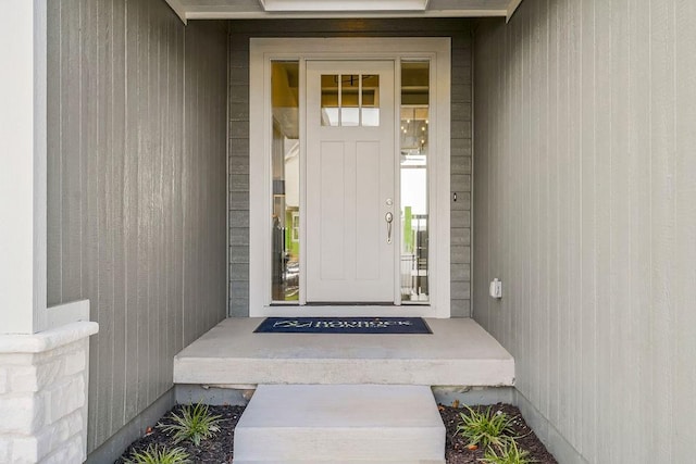 view of entrance to property