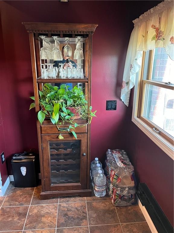 room details with tile patterned floors