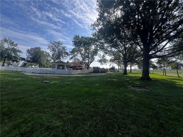 22750 Switzer Rd, Bucyrus, KS 66013 - view of yard with fence