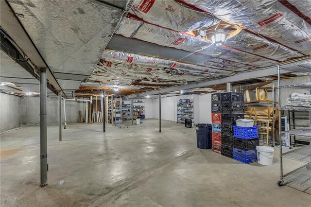 22750 Switzer Rd, Bucyrus, KS 66013 - view of unfinished below grade area
