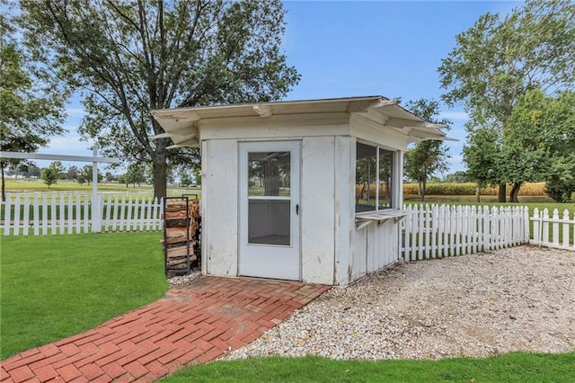 22750 Switzer Rd, Bucyrus, KS 66013 - view of outdoor structure with an outbuilding and fence