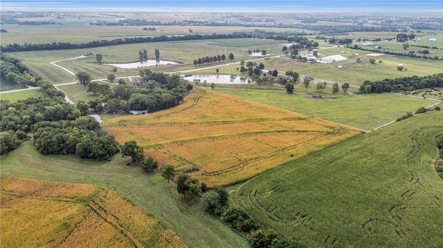 22750 Switzer Rd, Bucyrus, KS 66013 - bird's eye view featuring a rural view