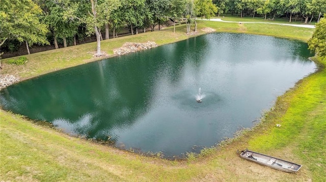 22750 Switzer Rd, Bucyrus, KS 66013 - birds eye view of property featuring a water view