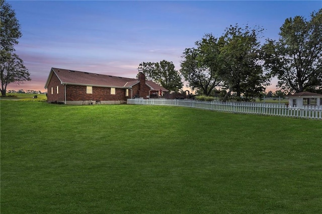 22750 Switzer Rd, Bucyrus, KS 66013 - view of yard featuring a fenced backyard