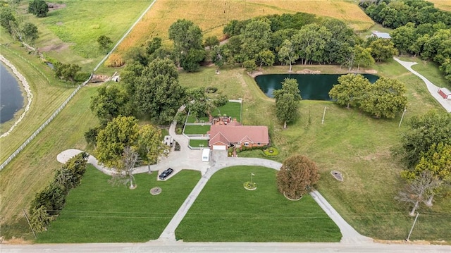 22750 Switzer Rd, Bucyrus, KS 66013 - bird's eye view with a water view and a rural view
