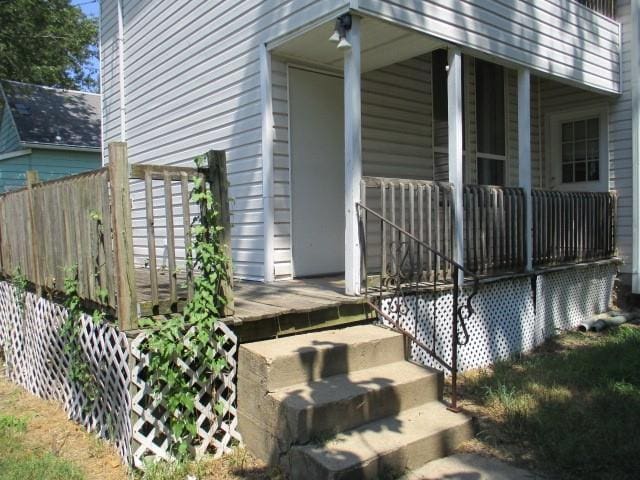 view of entrance to property