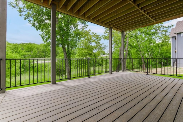 12484 S Barth Rd, Olathe, KS 66061 - view of wooden terrace