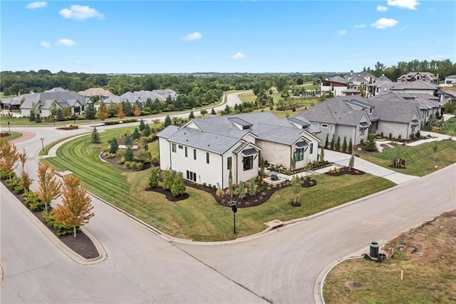 birds eye view of property featuring a residential view