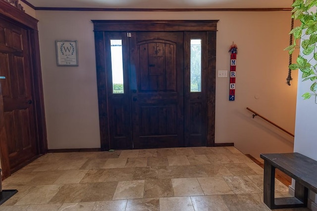 entryway with plenty of natural light