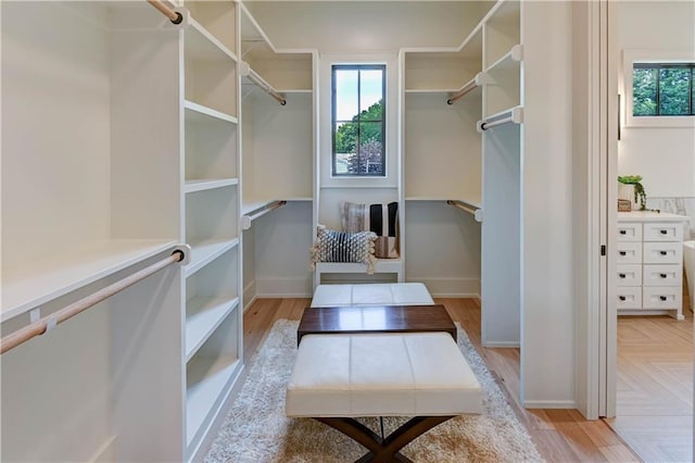 2207 W 71st St, Prairie Village, KS 66208 - spacious closet featuring light wood-style flooring