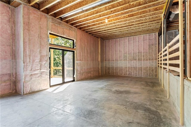 miscellaneous room featuring concrete flooring