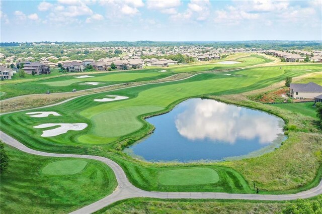 view of property's community featuring a water view