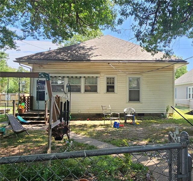 view of rear view of house