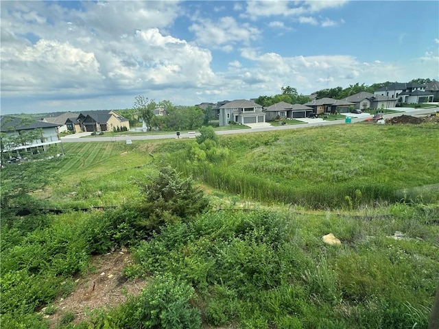 view of yard with a residential view