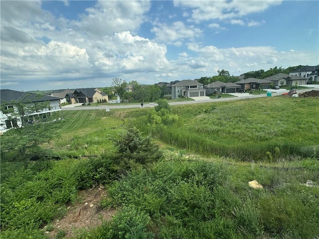 view of yard featuring a residential view