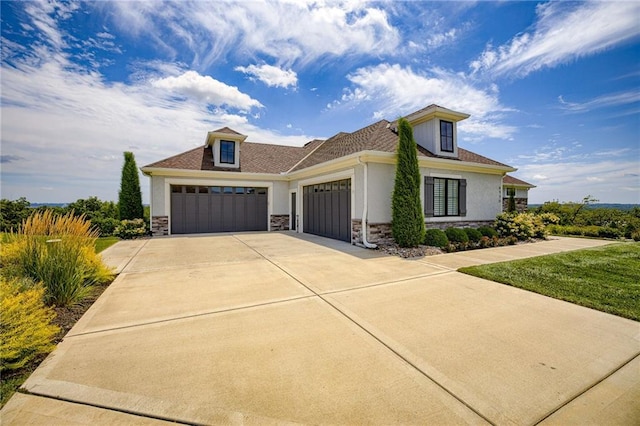 mediterranean / spanish-style home featuring a garage