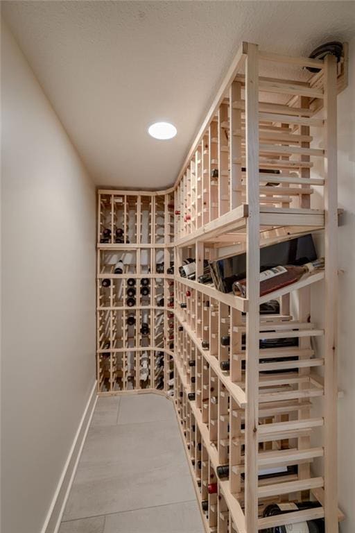 view of wine room