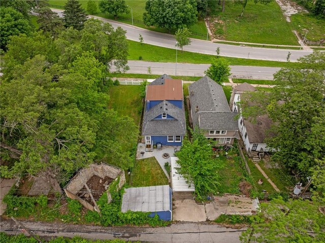 2937 Paseo Blvd, Kansas City, MO 64109 - aerial view of property and surrounding area