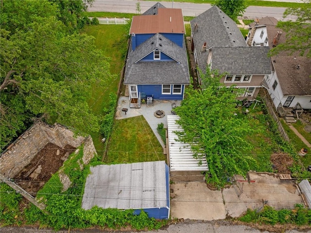 2937 Paseo Blvd, Kansas City, MO 64109 - aerial perspective of suburban area