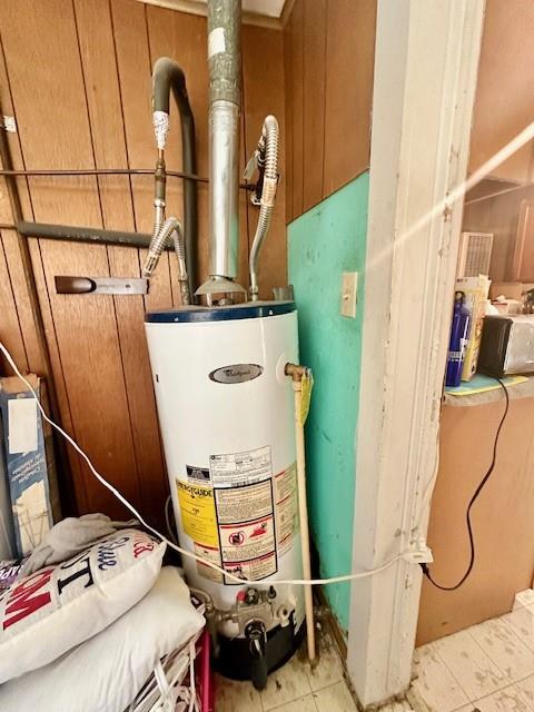 utilities featuring water heater