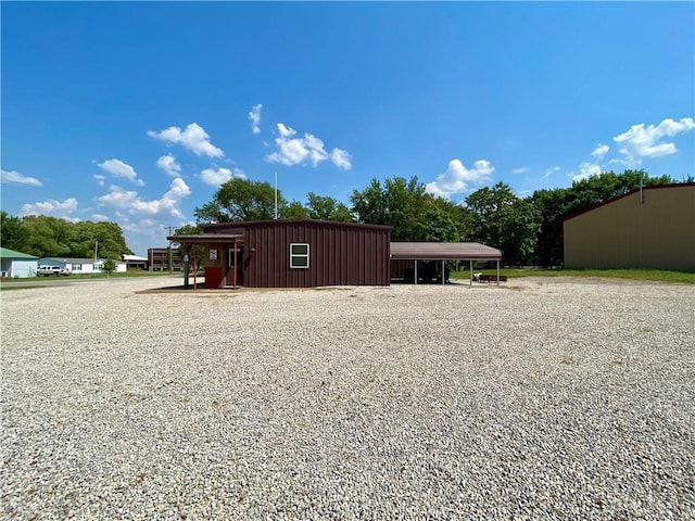411 5th St, Mccune, KS 66753 - view of pole building