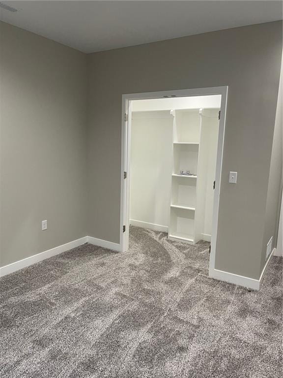 interior space featuring carpet flooring