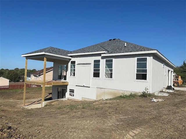 view of rear view of house