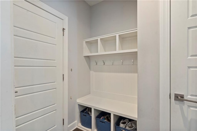 view of mudroom