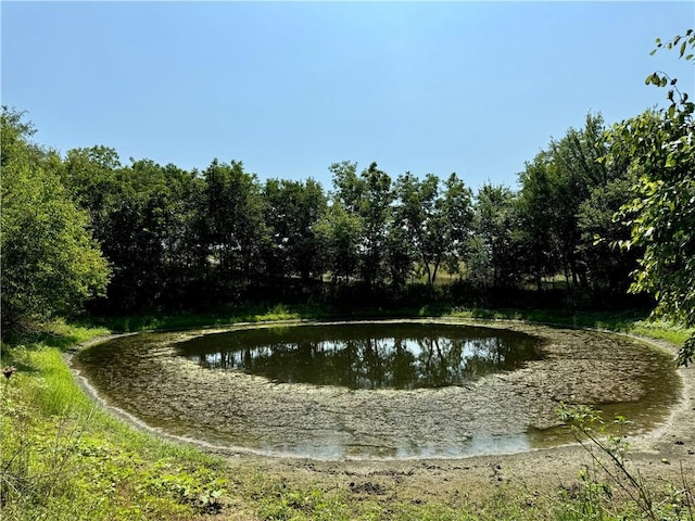 view of community featuring a water view