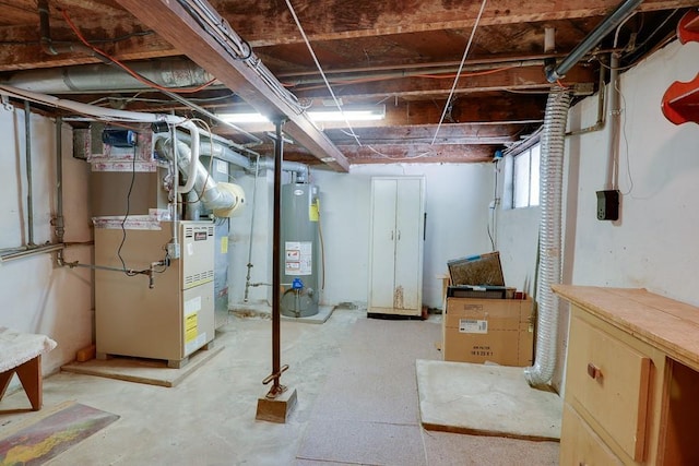 1040 Stone Ave, Independence, MO 64055 - below grade area with water heater and heating unit