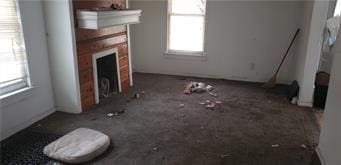 view of unfurnished living room