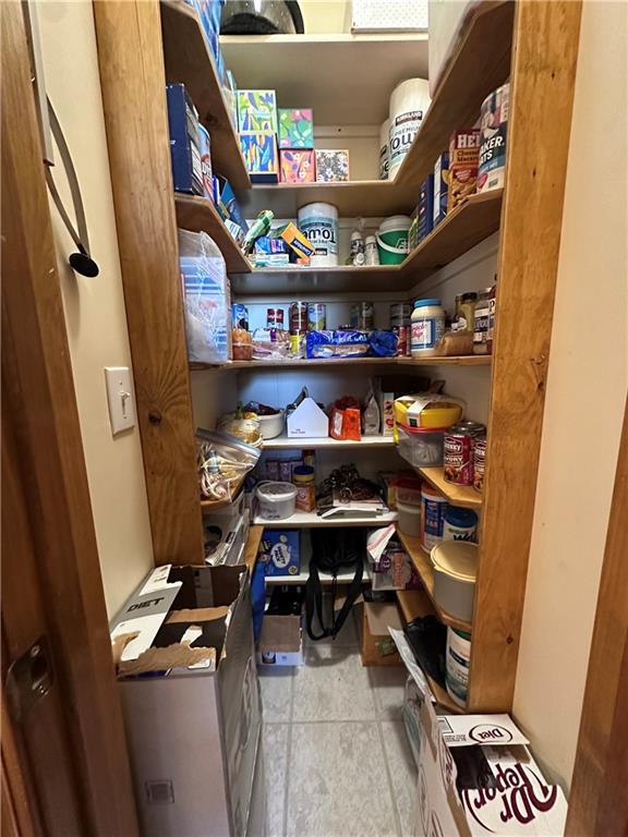 view of pantry