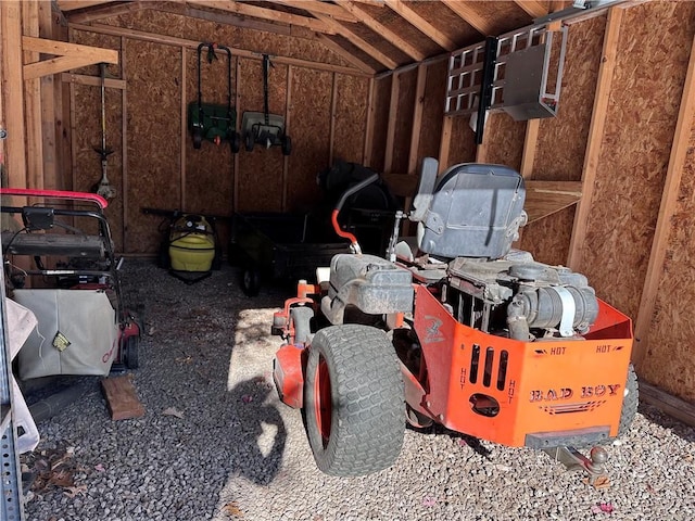 view of storage room