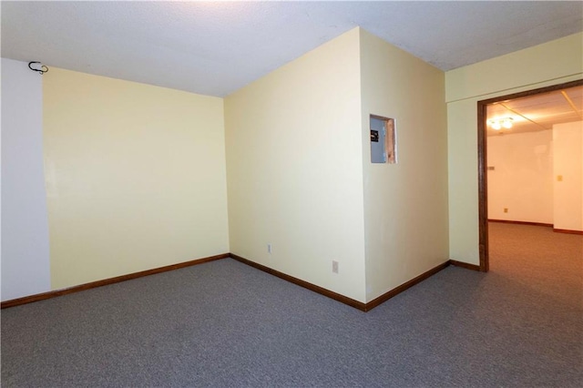 empty room with carpet floors