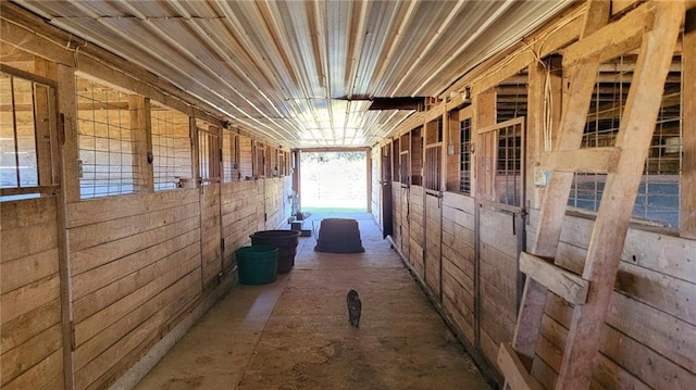 view of horse barn