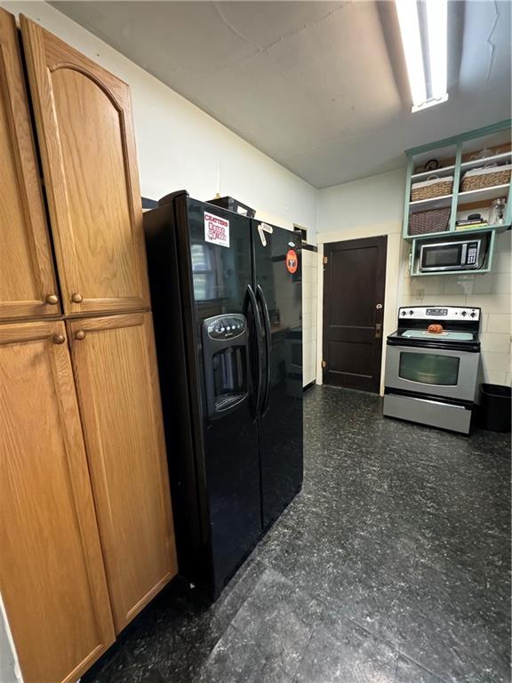 kitchen with stainless steel appliances