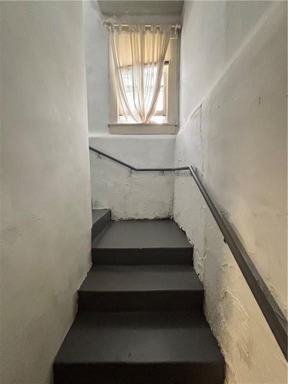 view of stairs