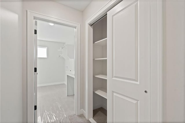 view of closet