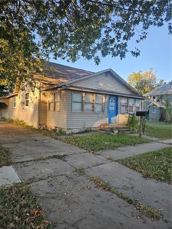 view of bungalow-style house