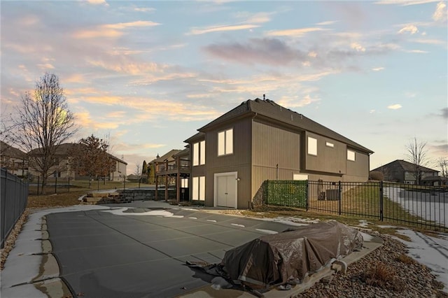 exterior space featuring a patio area