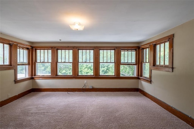 empty room with carpet flooring