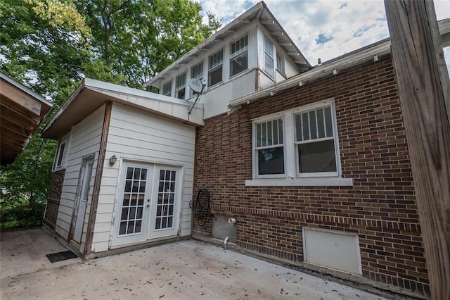 rear view of house featuring a patio area