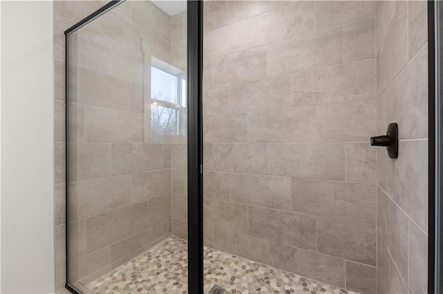 bathroom with an enclosed shower