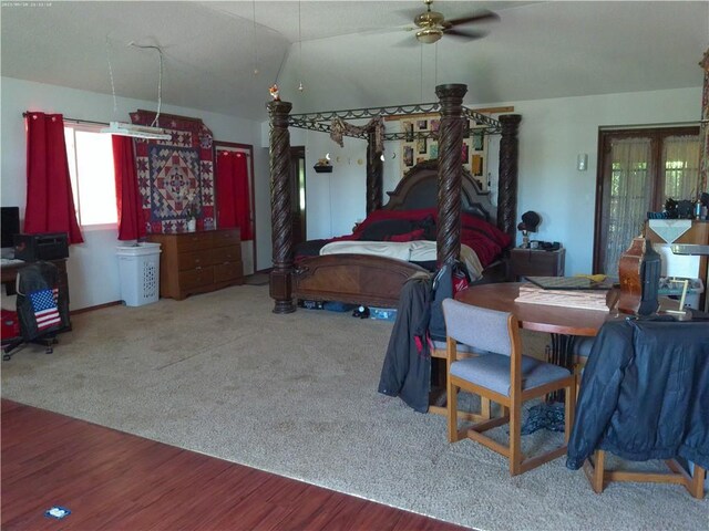 27061 Willow Dr, Paola, KS 66071 - bedroom featuring wood finished floors and carpet flooring