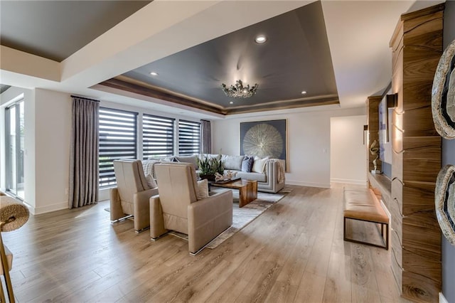 4511 W 136th St, Leawood, KS 66224 - interior space with plenty of natural light, baseboards, and a tray ceiling