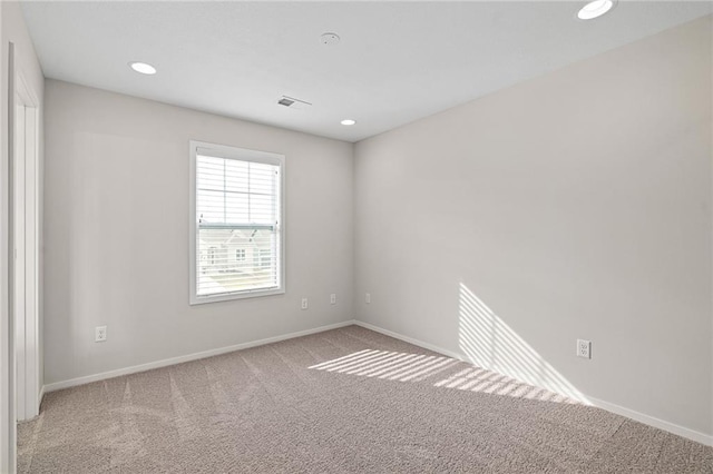 empty room with light carpet