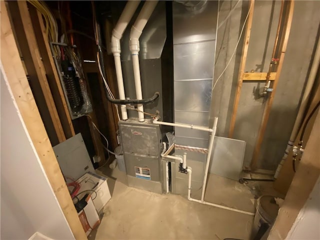 view of utility room