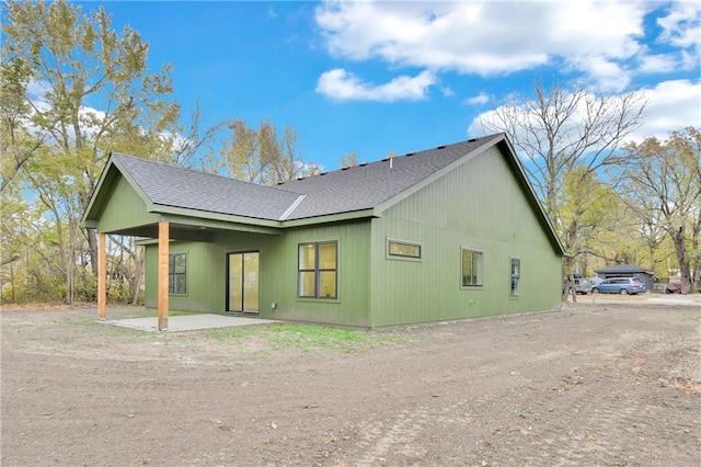 rear view of house with a patio area